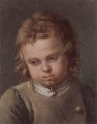 unknow artist Portrait of a young boy,head and shoulders,wearing a grey smock and a green shirt oil painting picture wholesale